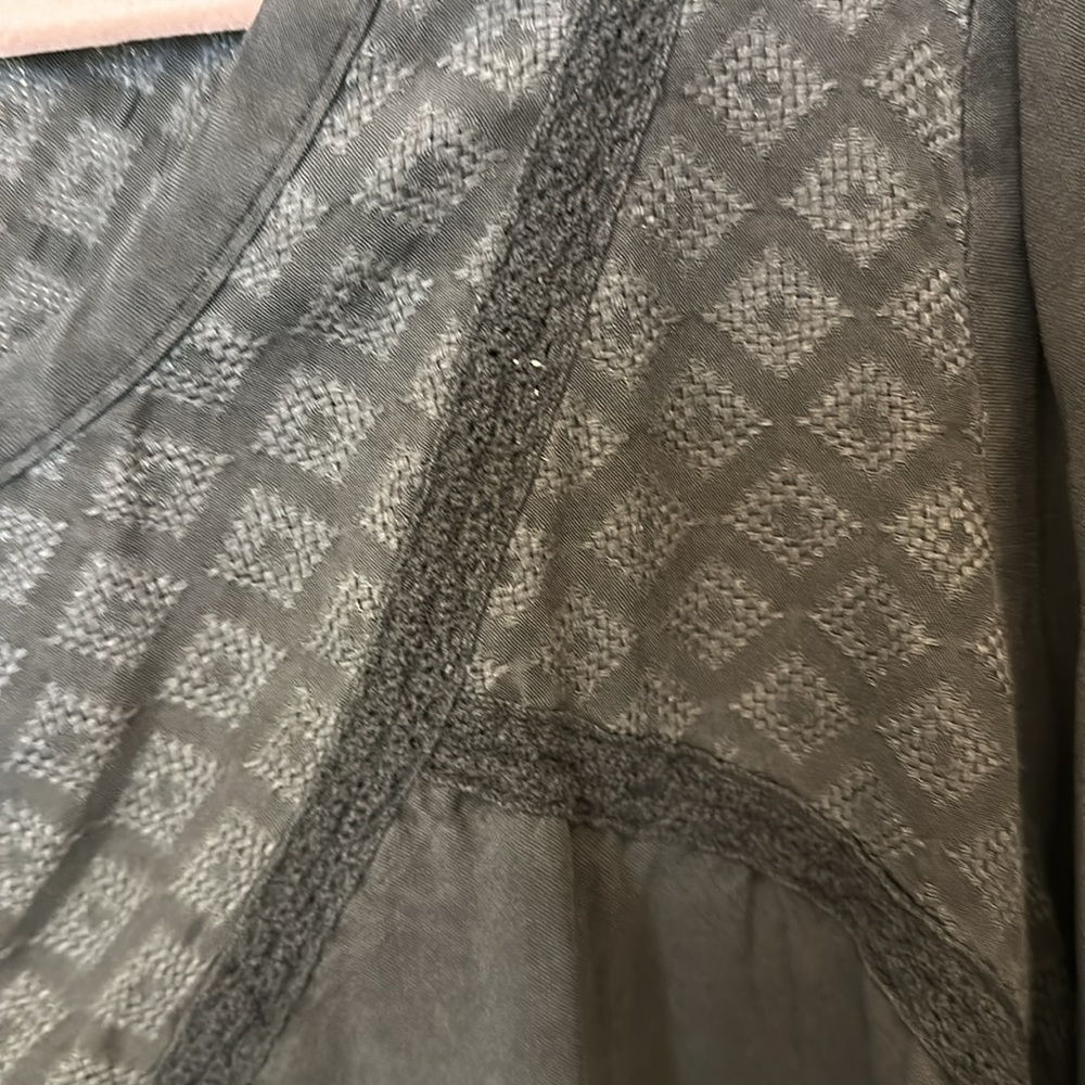 Nwt Torrid Gray Size 1 (14/16) 3/4 Flutter Sleeve… - image 6